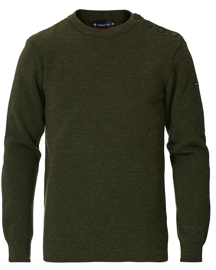 Herre | Trøjer | Armor-lux | Fouesnant Classic Sweater Dark Green