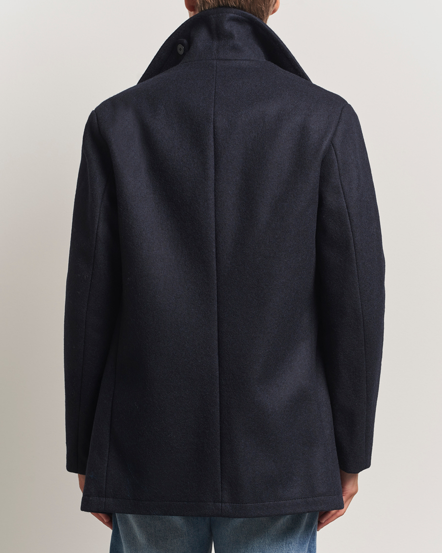 Herre | Jakker | Armor-lux | Kermor Wool Peacoat Navy 46