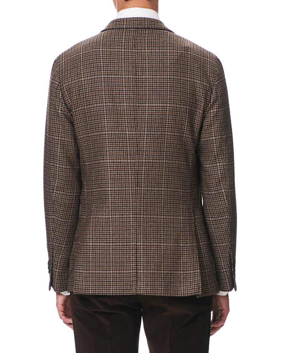 Herre | Blazere & jakker | Boglioli | K Jacket Houndstooth Blazer Brown