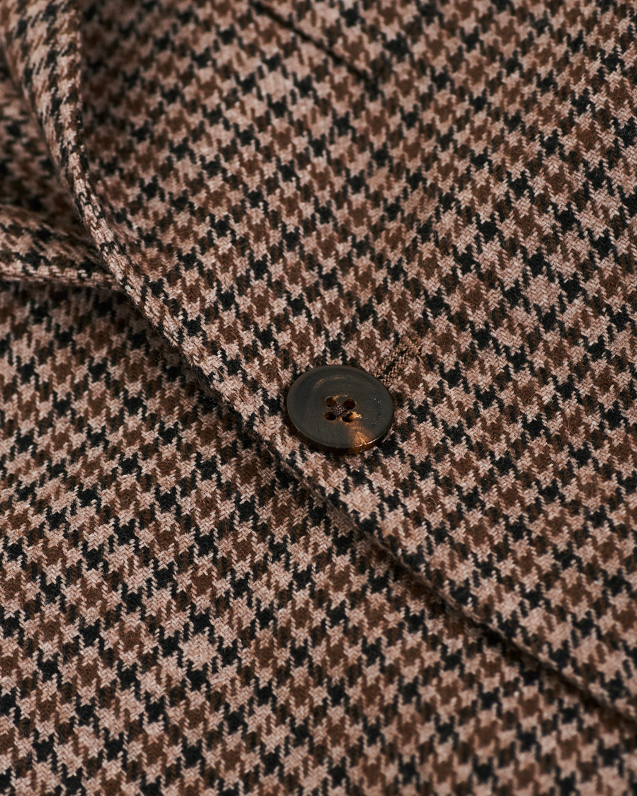 Herre | Blazere & jakker | Boglioli | K Jacket Houndstooth Blazer Brown