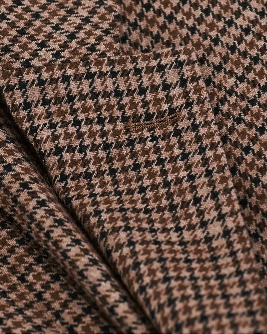 Herre | Blazere & jakker | Boglioli | K Jacket Houndstooth Blazer Brown
