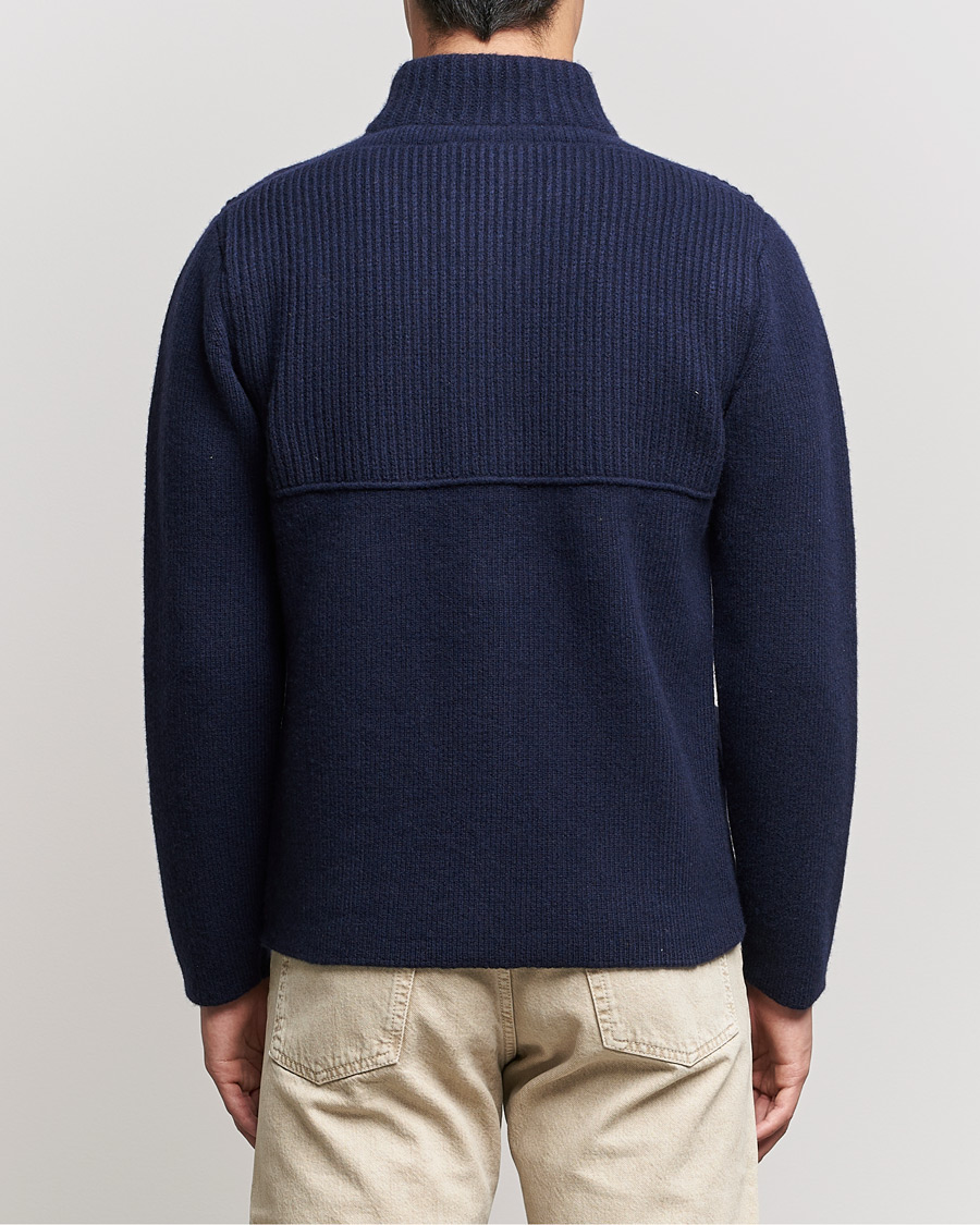 Herre | Trøjer | Inis Meáin | Heavy Wool Cardigan Navy