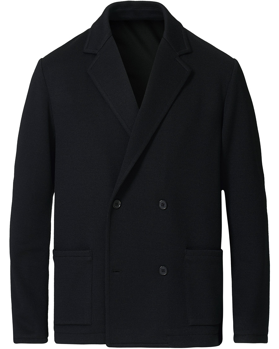 Herre | Blazere & jakker | Camoshita | Knitted Cardigan Blazer Navy