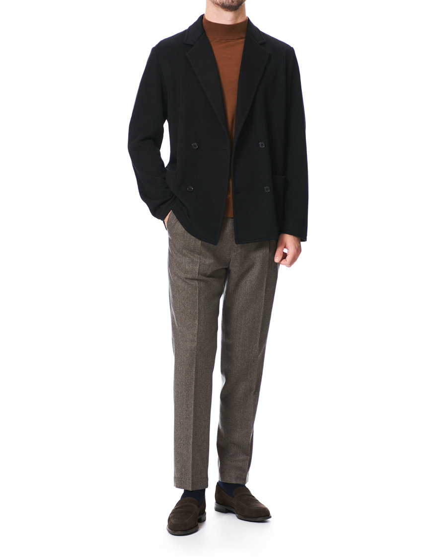 Herre | Blazere & jakker | Camoshita | Knitted Cardigan Blazer Navy