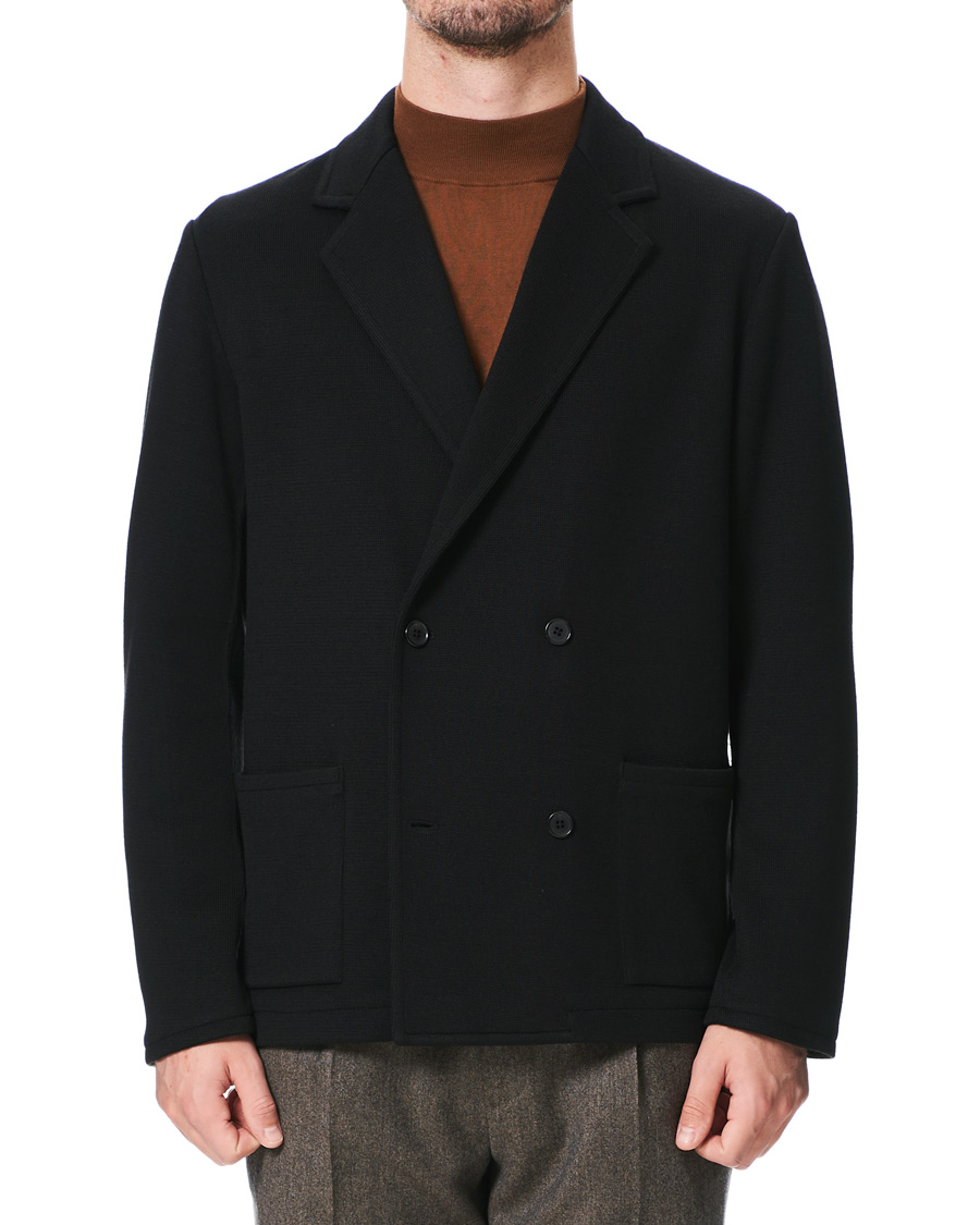 Herre | Blazere & jakker | Camoshita | Knitted Cardigan Blazer Navy