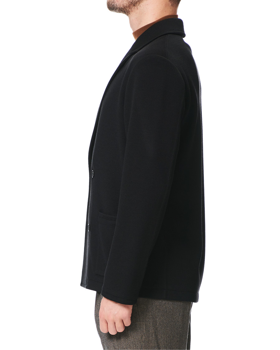Herre | Blazere & jakker | Camoshita | Knitted Cardigan Blazer Navy