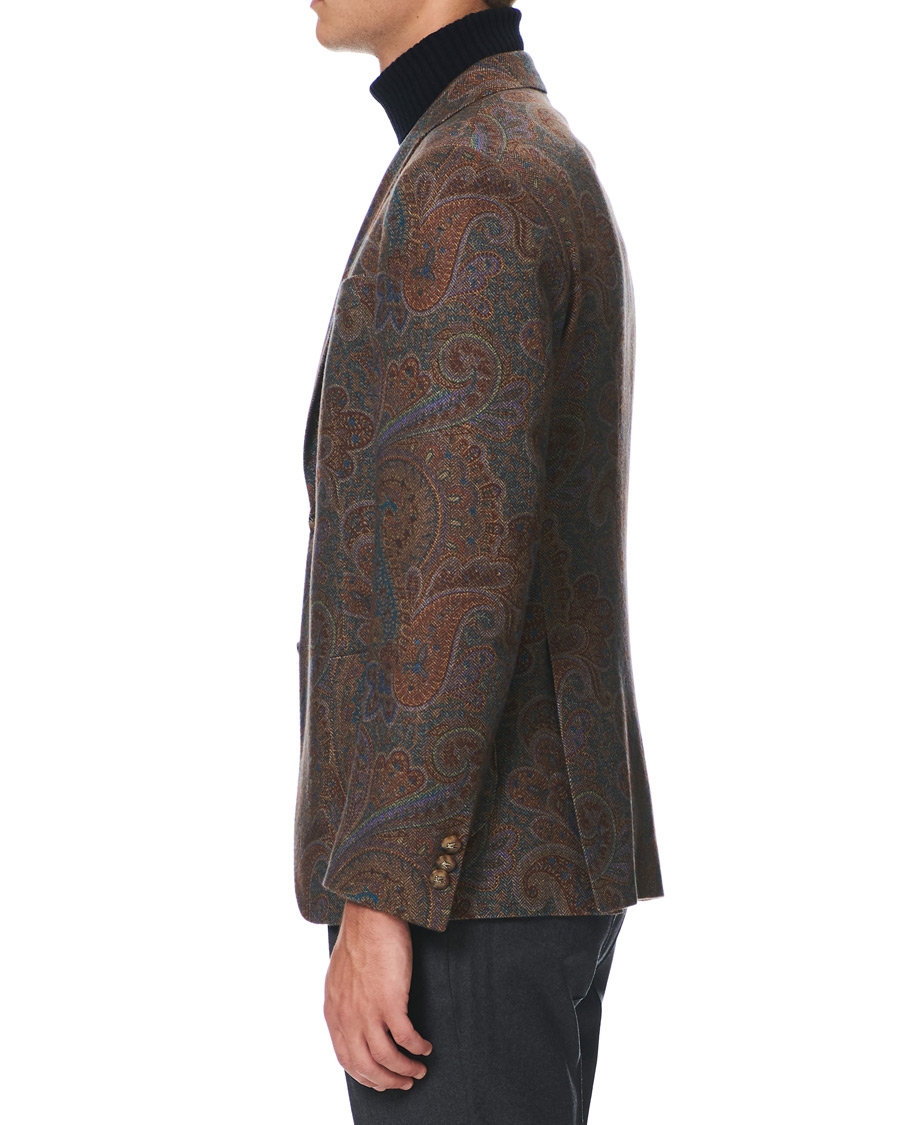 Herre | Blazere & jakker | Etro | Cashmere Paisley Blazer Brown