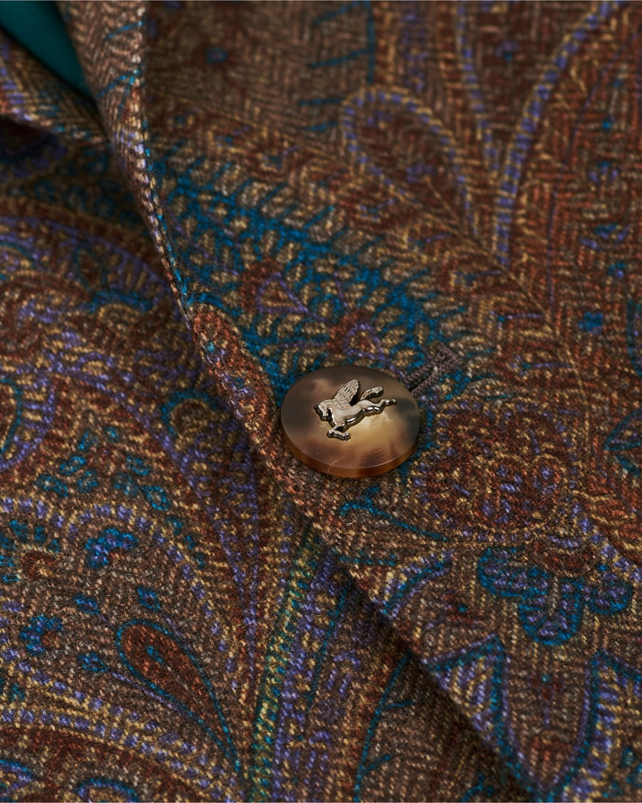Herre | Blazere & jakker | Etro | Cashmere Paisley Blazer Brown