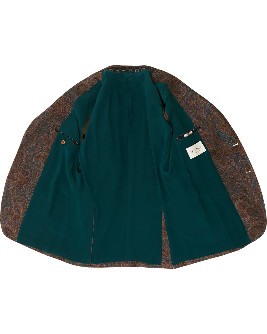 Herre | Blazere & jakker | Etro | Cashmere Paisley Blazer Brown