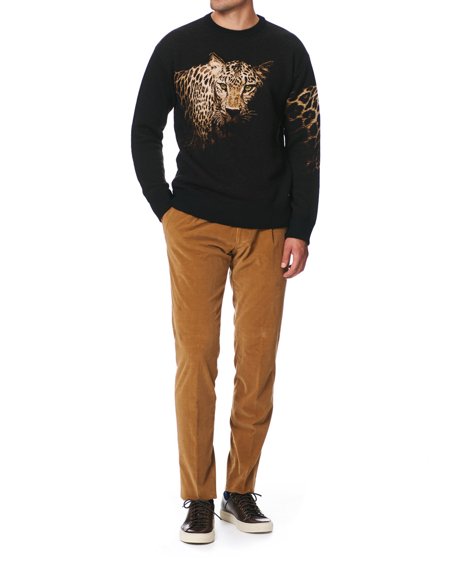 Herre | Bukser | Etro | Pleated Corduroy Trousers Khaki