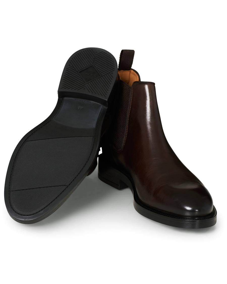Herre | GANT Flairville Chelsea Boot Dark Brown Calf 40 | GANT | Flairville Chelsea Boot Dark Brown Calf 40