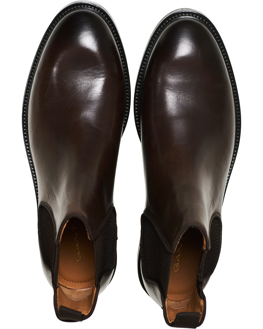 Herre | GANT Flairville Chelsea Boot Dark Brown Calf 40 | GANT | Flairville Chelsea Boot Dark Brown Calf 40
