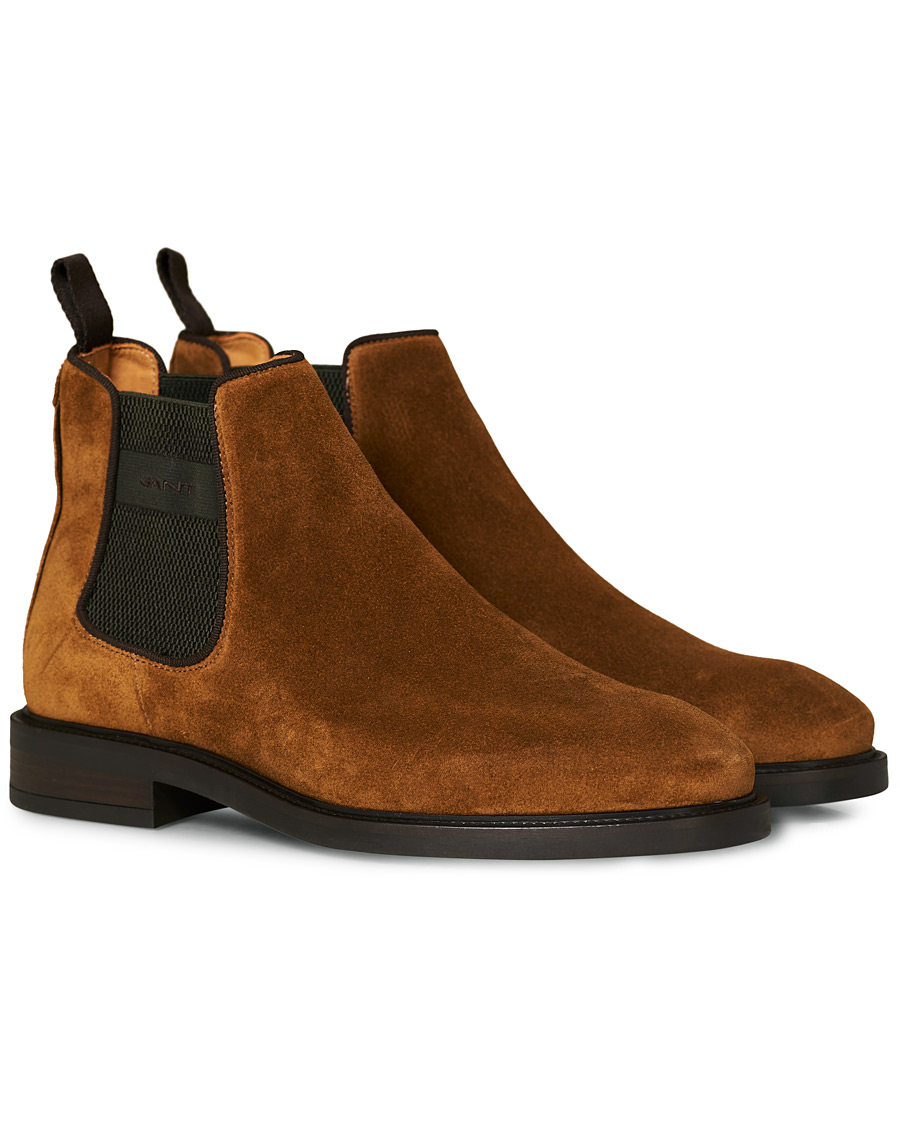 Herre | GANT Flairville Chelsea Boot Tobacco Brown Suede | GANT | Flairville Chelsea Boot Tobacco Brown Suede
