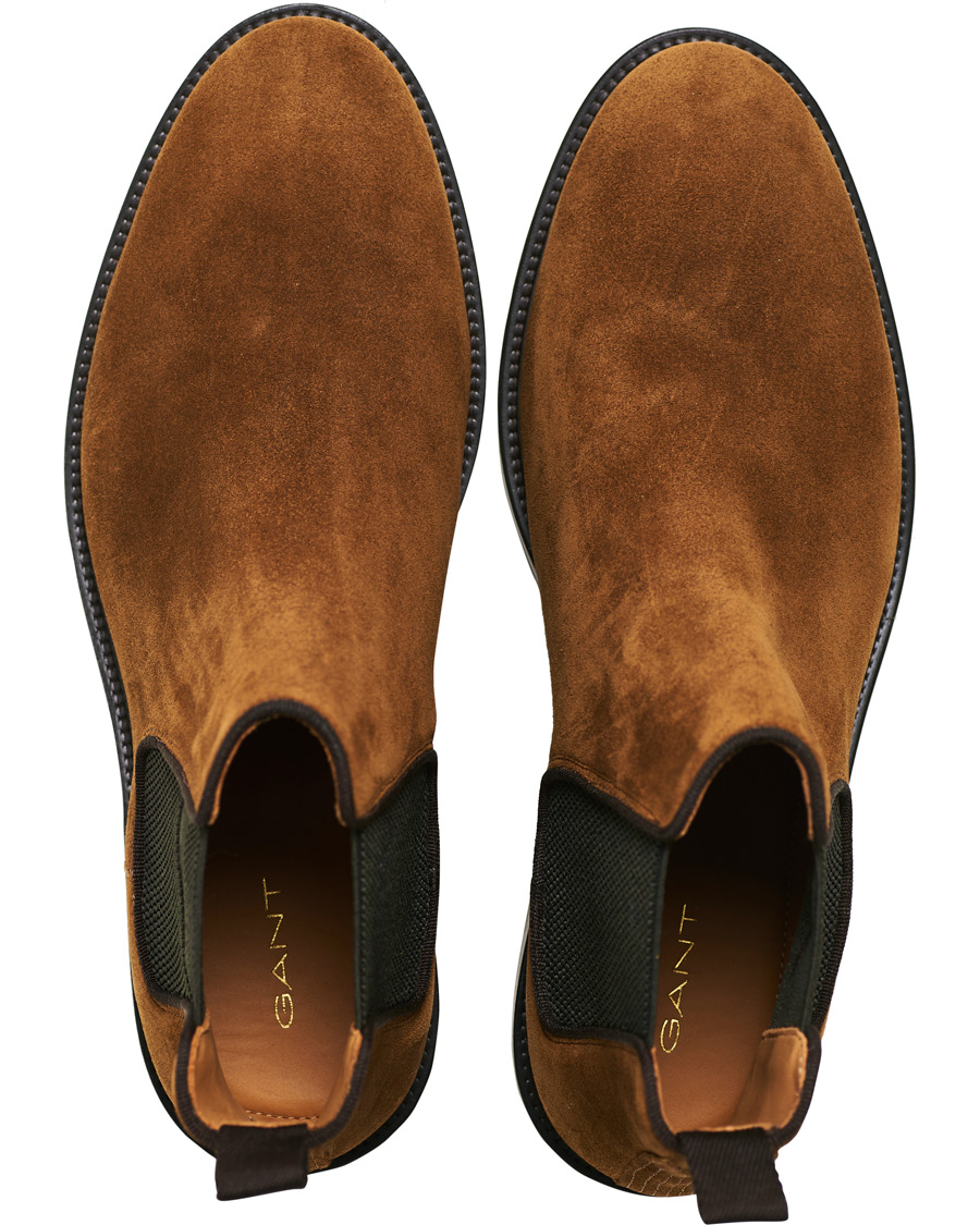 Herre | GANT Flairville Chelsea Boot Tobacco Brown Suede | GANT | Flairville Chelsea Boot Tobacco Brown Suede