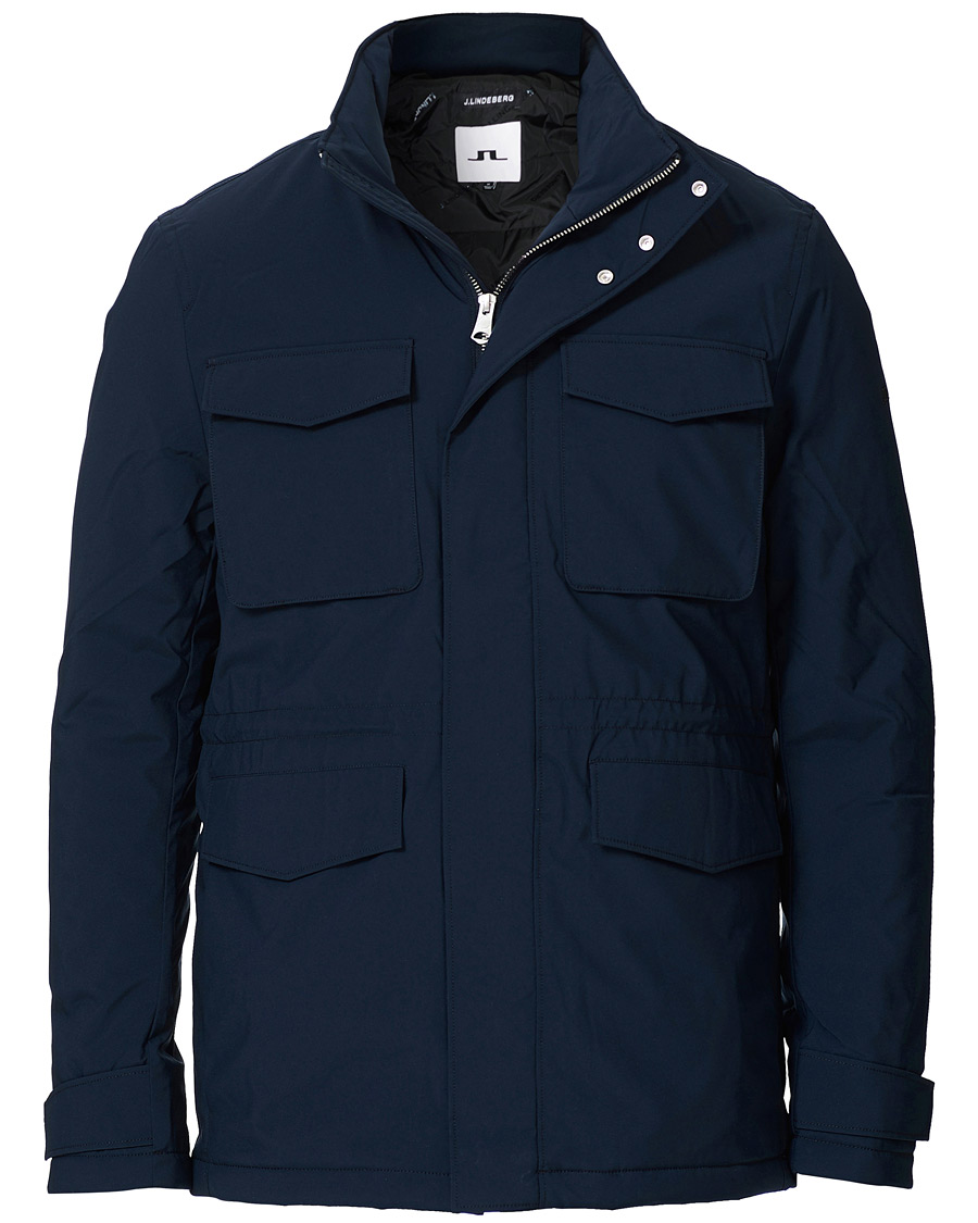 Herre | Jakker | J.Lindeberg | Tracher Tech Field Jacket Navy