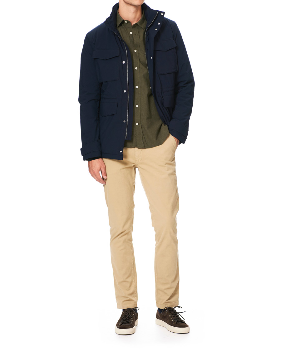 Herre | Jakker | J.Lindeberg | Tracher Tech Field Jacket Navy