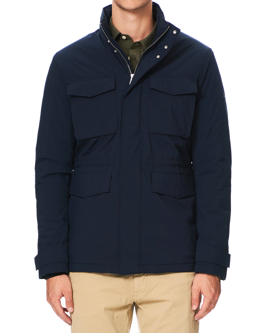 Herre | Jakker | J.Lindeberg | Tracher Tech Field Jacket Navy