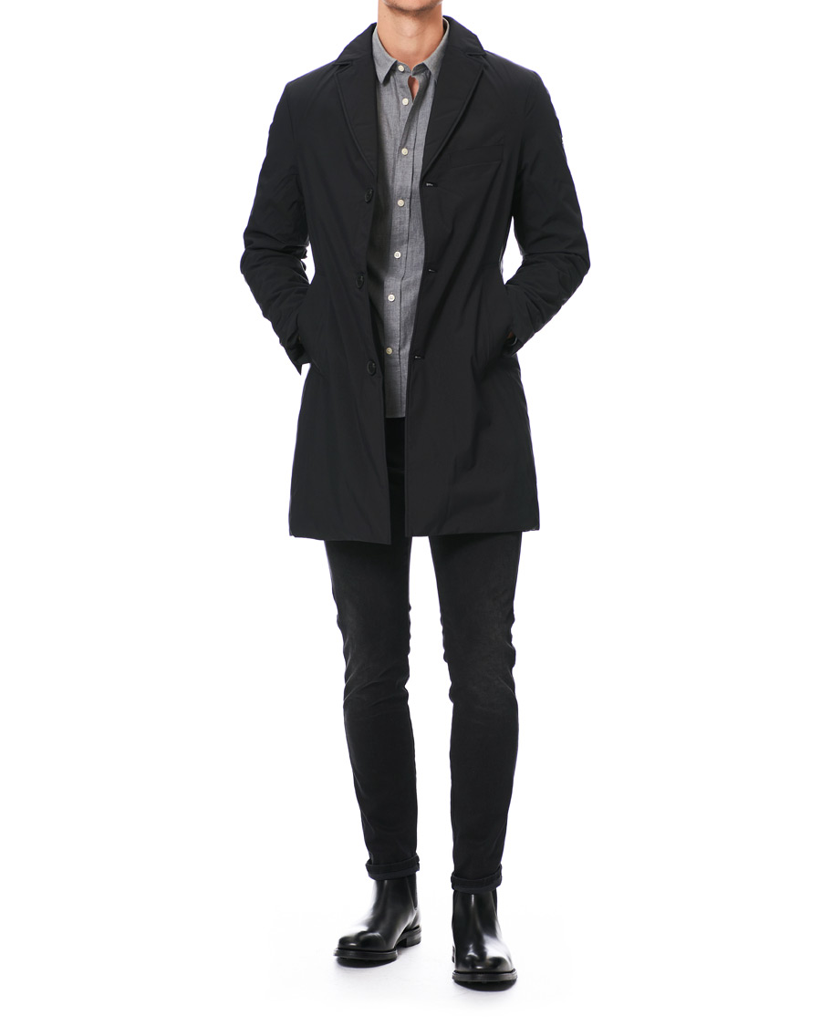 Herre | Jakker | J.Lindeberg | Wolger Tech Coat Black