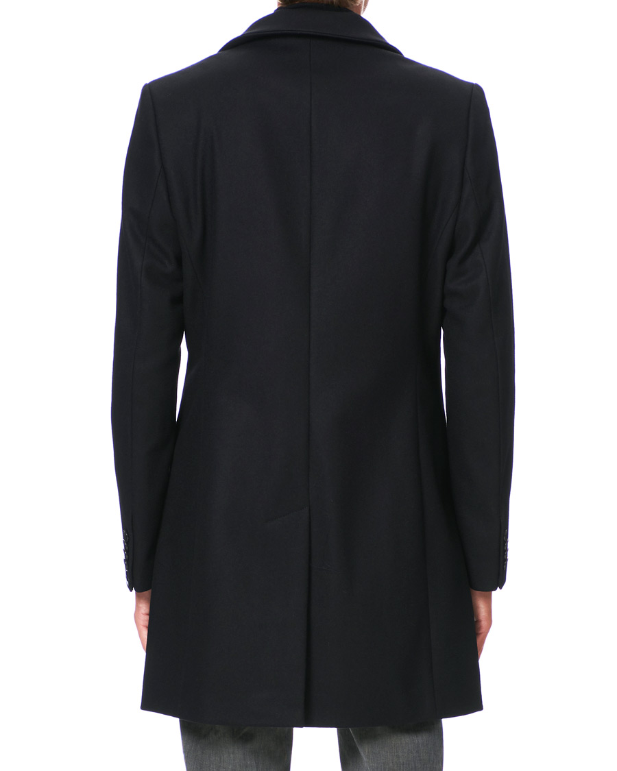 Herre | Jakker | J.Lindeberg | Holger Compact Melton Coat Black