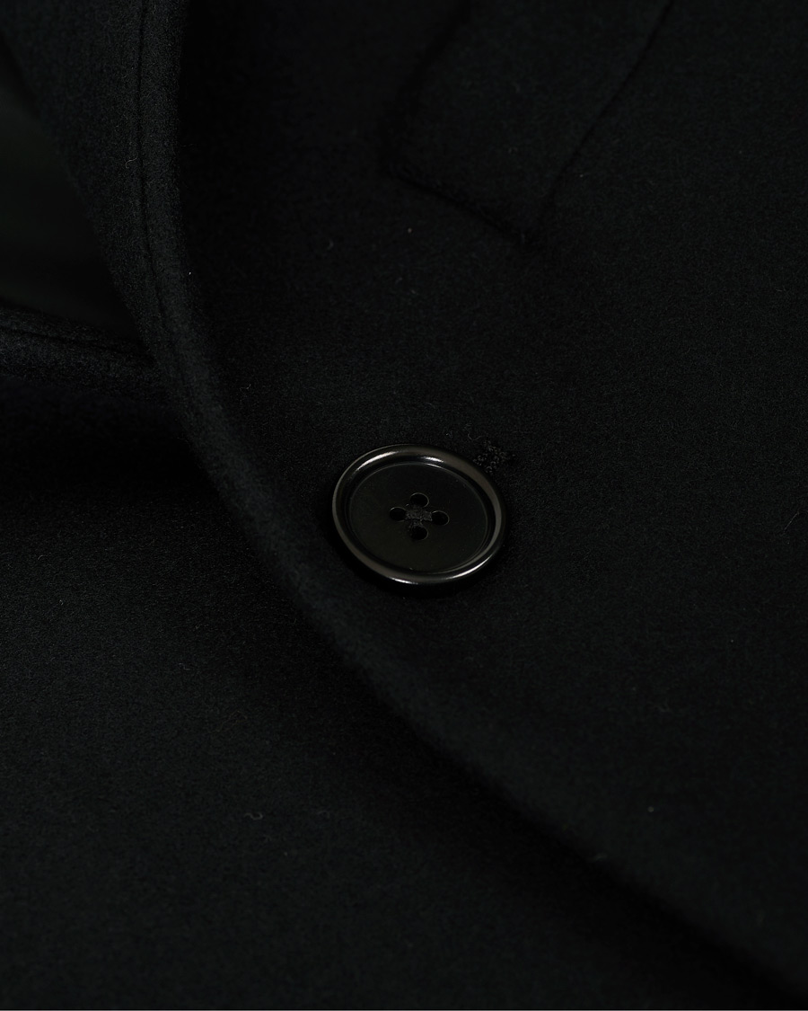 Herre | Jakker | J.Lindeberg | Holger Compact Melton Coat Black