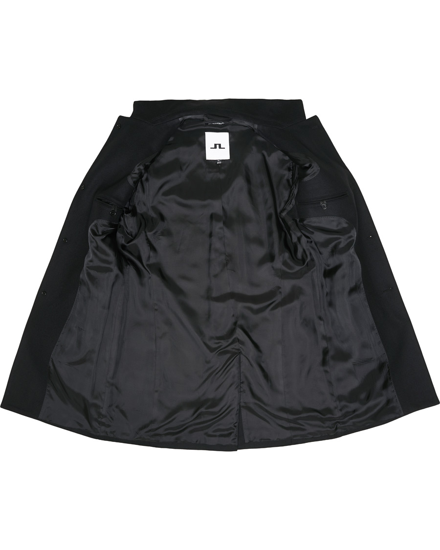 Herre | Jakker | J.Lindeberg | Holger Compact Melton Coat Black