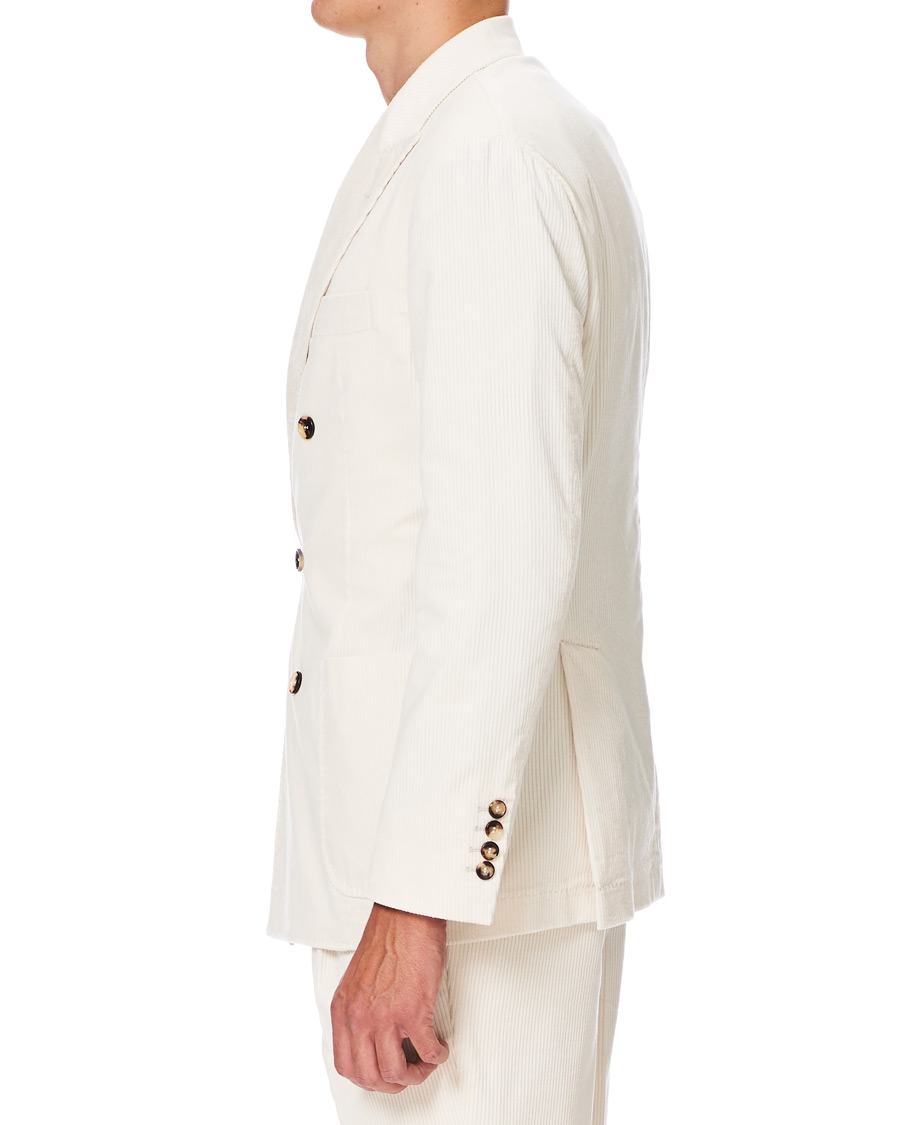 Herre | Blazere & jakker | Brunello Cucinelli | Sea Island Cotton Corduroy Blazer Winter White
