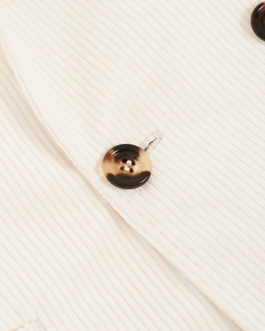 Herre | Blazere & jakker | Brunello Cucinelli | Sea Island Cotton Corduroy Blazer Winter White