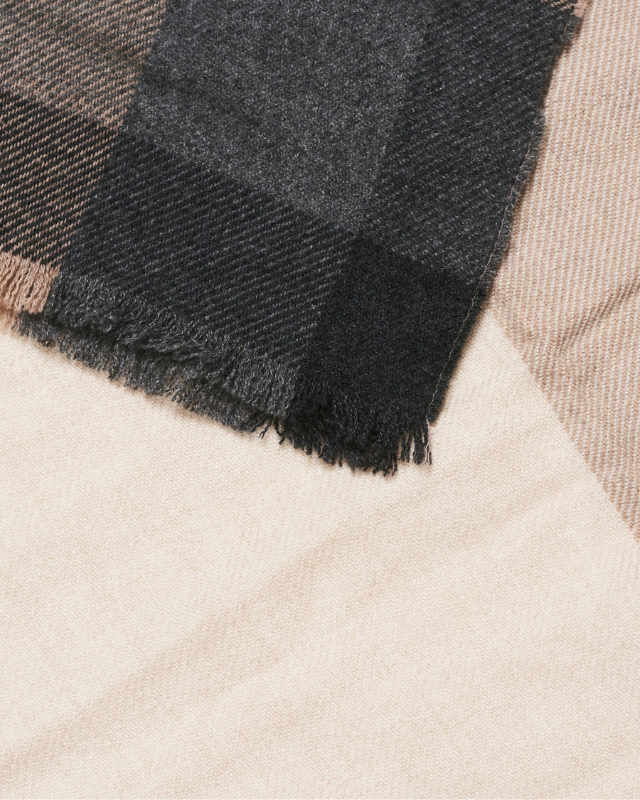 Herre | Brunello Cucinelli Plaid Cashmere Scarf Beige | Brunello Cucinelli | Plaid Cashmere Scarf Beige