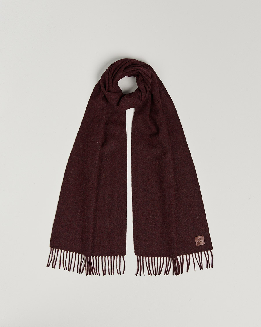 Herre | Amanda Christensen Merino Wool Scarf Red Melange | Amanda Christensen | Merino Wool Scarf Red Melange