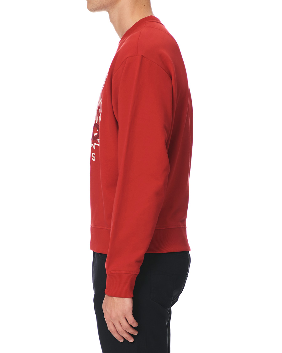 Herre | Trøjer | KENZO | Icon Tiger Crew Neck Sweatshirt Red