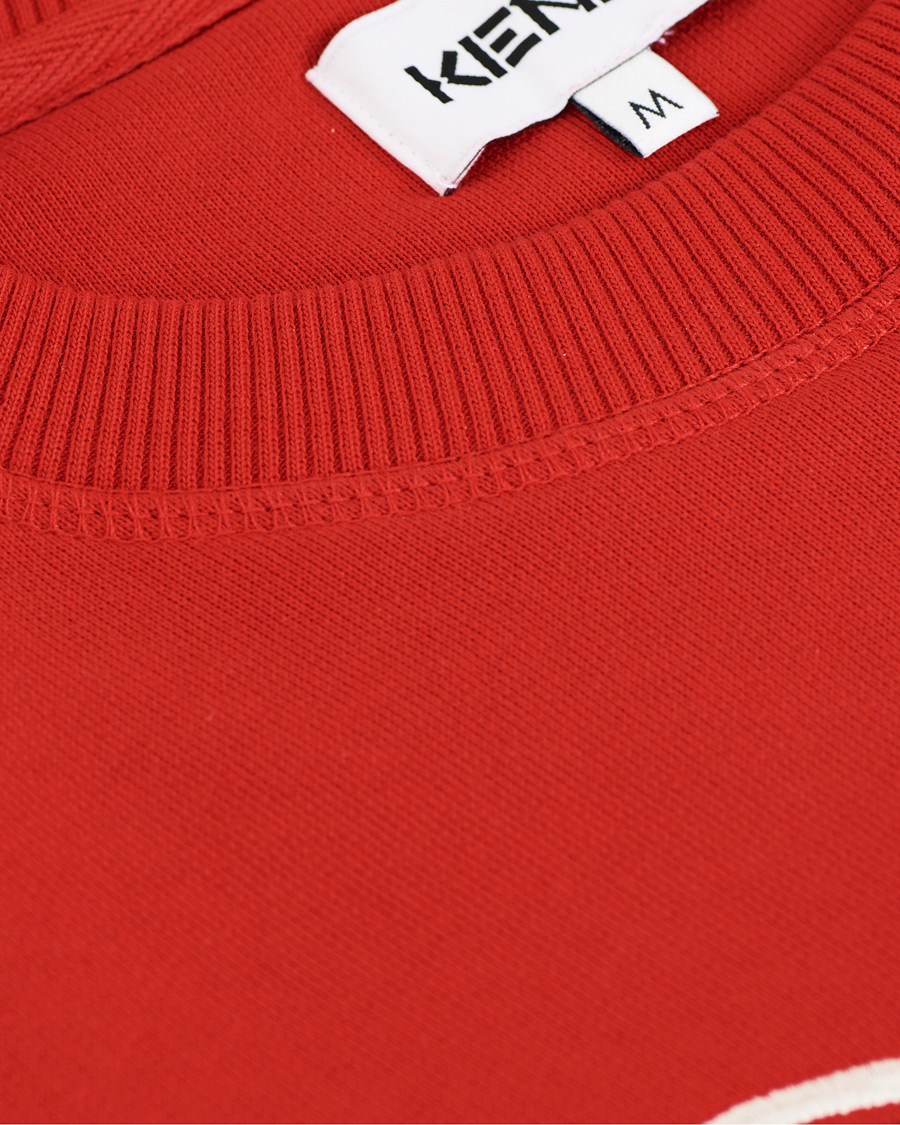 Herre | Trøjer | KENZO | Icon Tiger Crew Neck Sweatshirt Red