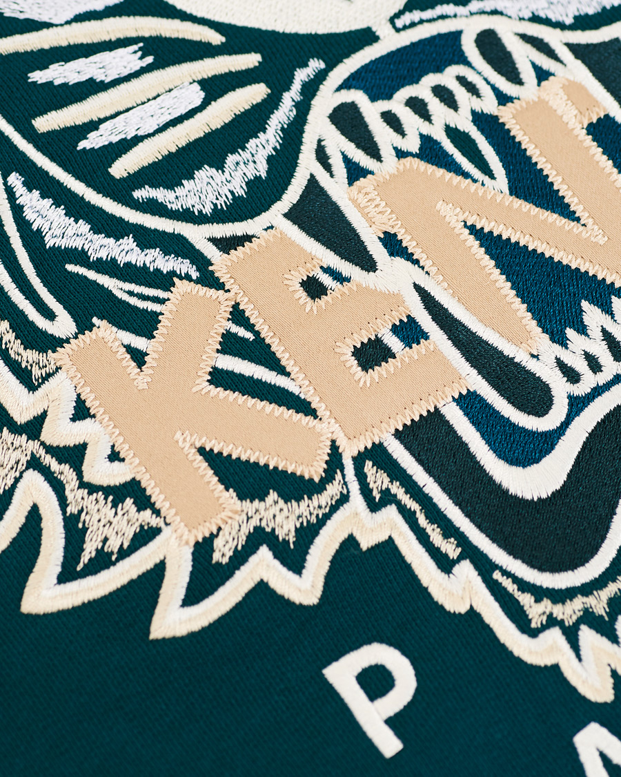 Herre | Trøjer | KENZO | Icon Tiger Crew Neck Sweatshirt Green