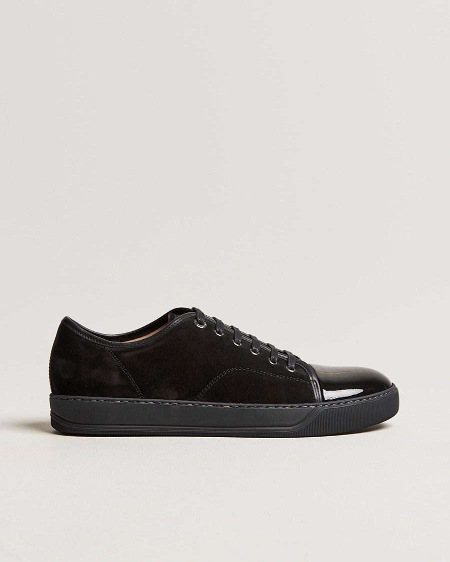 tag på sightseeing at opfinde Imagination Lanvin Patent Cap Toe Sneaker Black/Black - CareOfCarl.dk