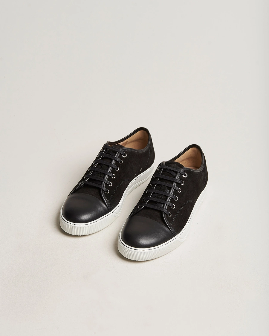 Herre | Sneakers | Lanvin | Nappa Cap Toe Sneaker Black