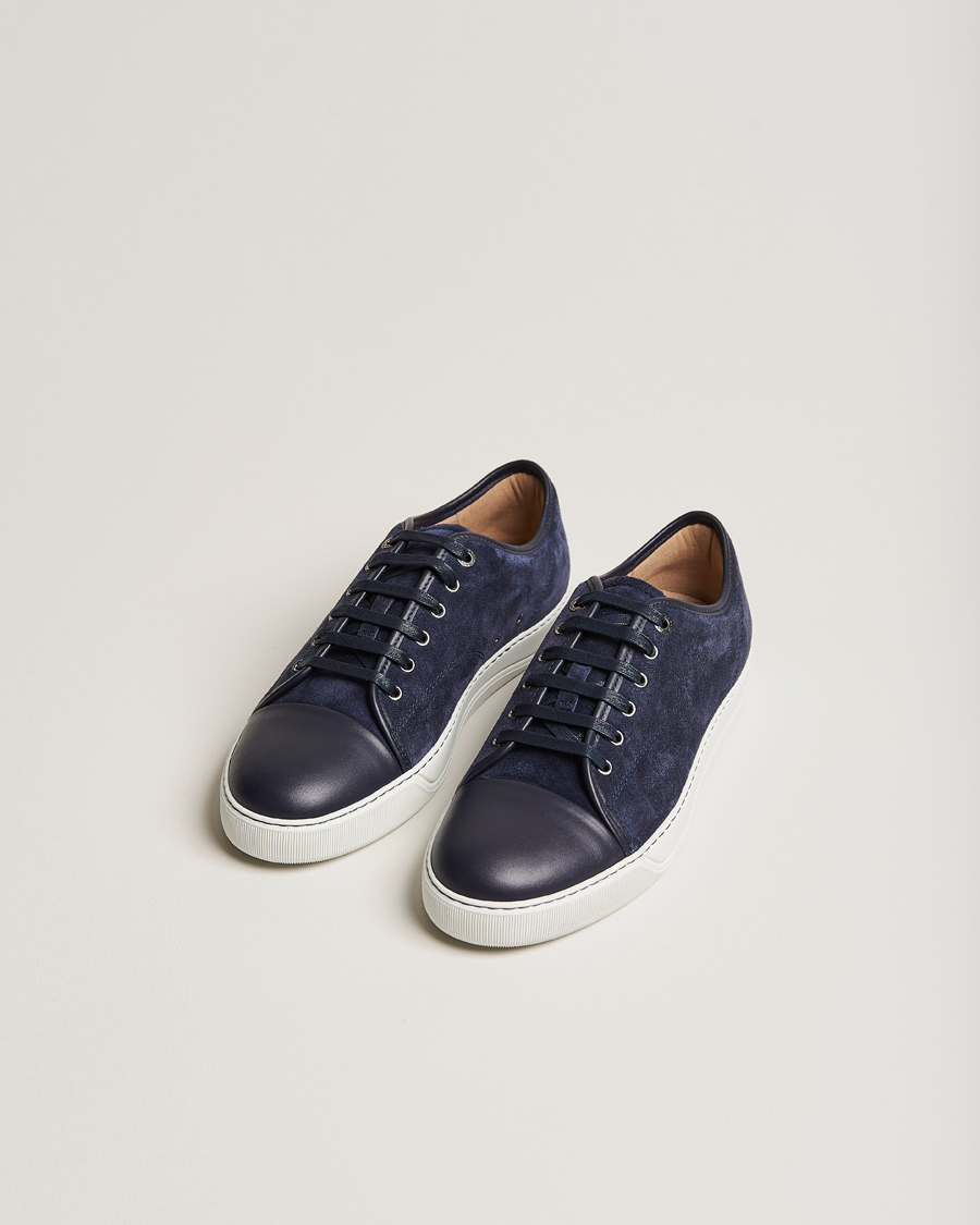 Herre | Sommerens sko | Lanvin | Nappa Cap Toe Sneaker Navy