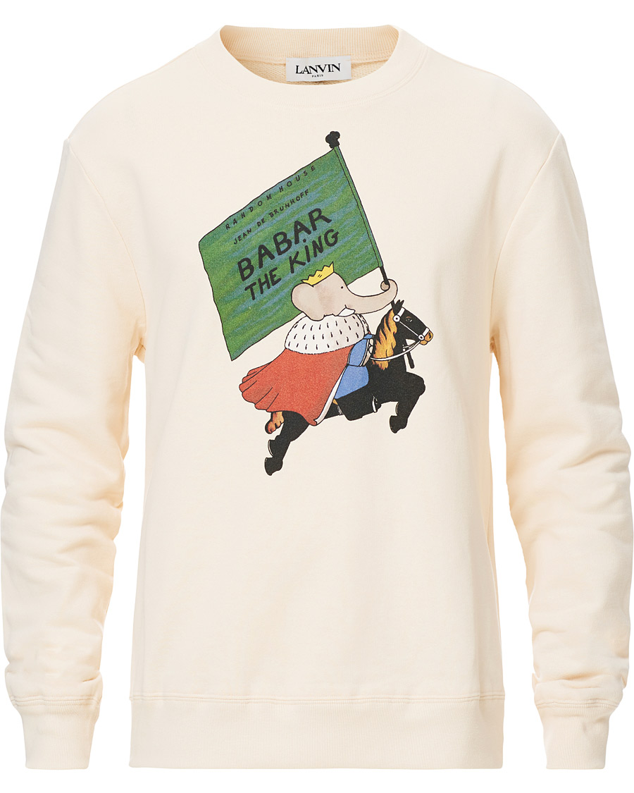 Herre | Trøjer | Lanvin | Babar Sweatshirt Ecru