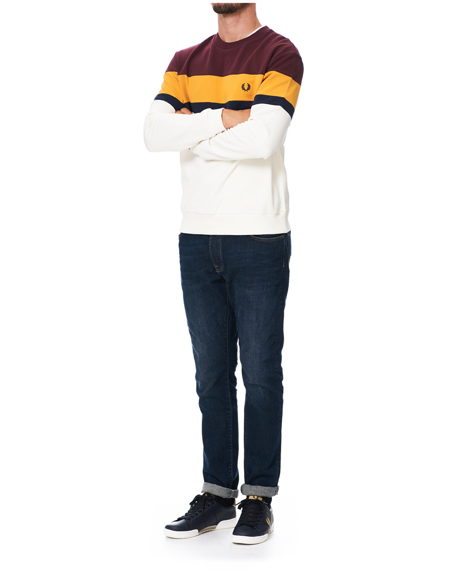 Herre | Fred Perry B722 Leather Sneaker Navy/Gold | Fred Perry | B722 Leather Sneaker Navy/Gold