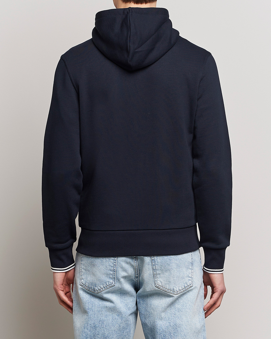 Herre | Trøjer | Fred Perry | Full Zip Hooded Sweatshirt Navy