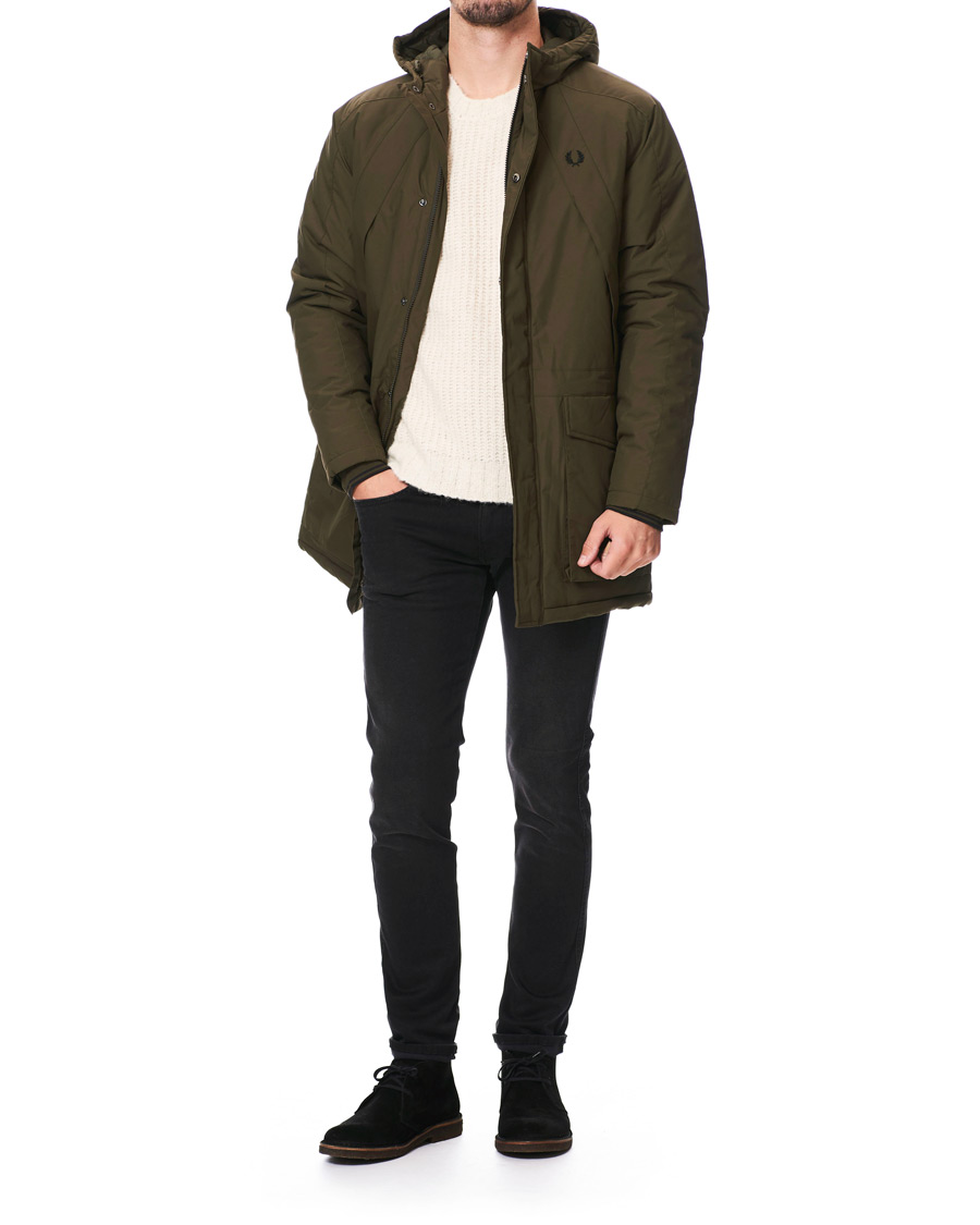 Herre | Jakker | Fred Perry | Padded Zip Parka Green