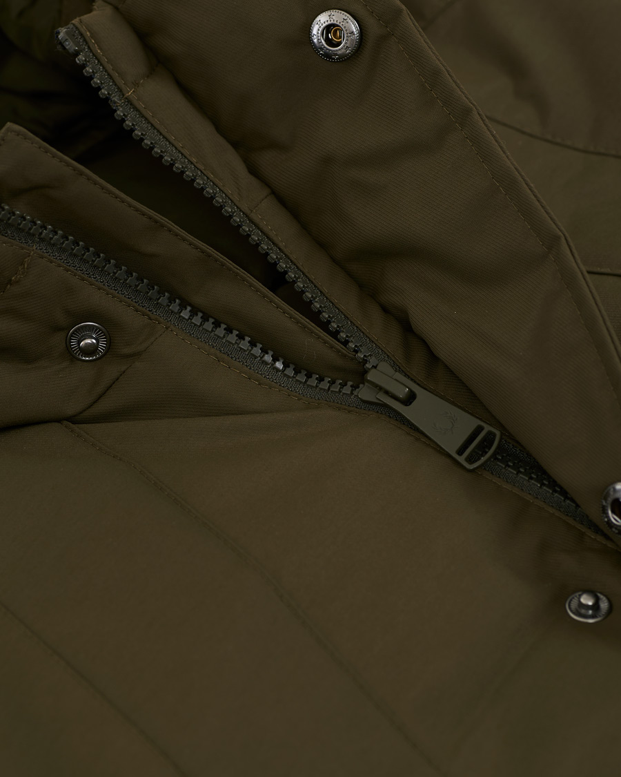 Herre | Jakker | Fred Perry | Padded Zip Parka Green