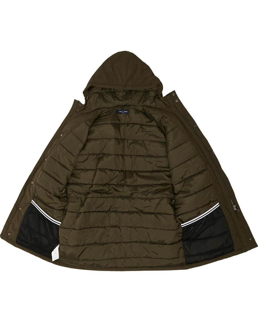 Herre | Jakker | Fred Perry | Padded Zip Parka Green