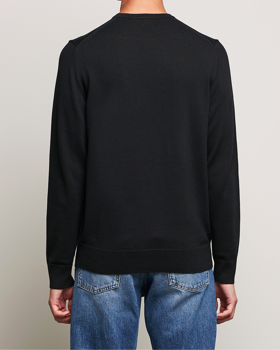 Herre | Trøjer | Fred Perry | Classic Crew Neck Jumper Black