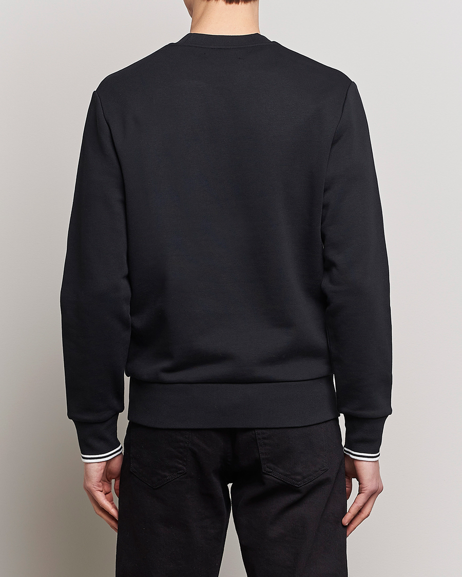 Herre | Trøjer | Fred Perry | Crew Neck Sweatshirt Black