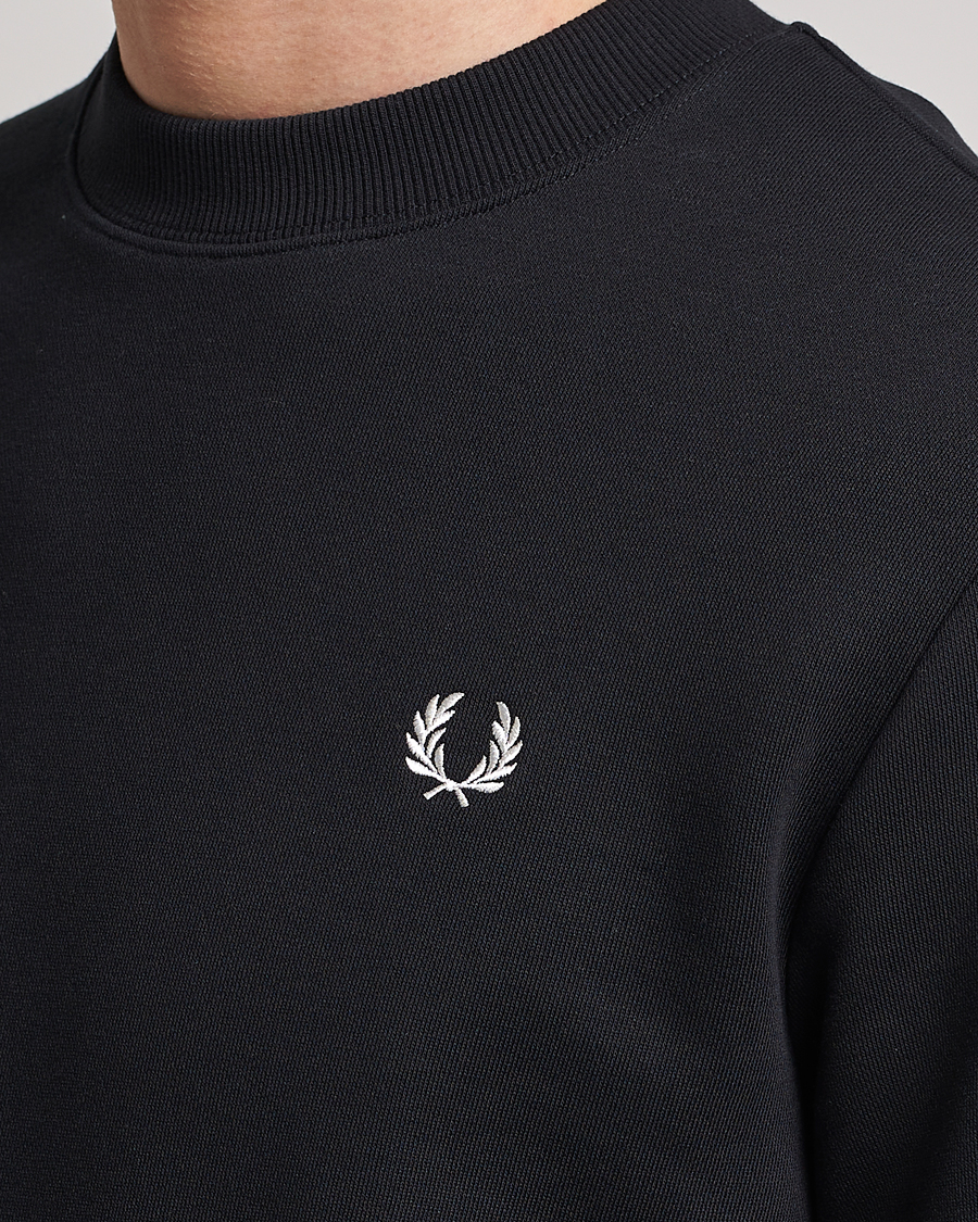 Herre | Trøjer | Fred Perry | Crew Neck Sweatshirt Black
