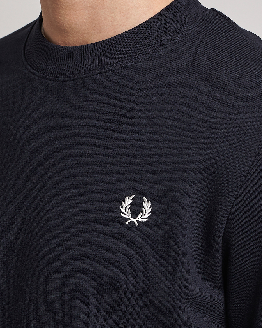 Herre | Trøjer | Fred Perry | Crew Neck Sweatshirt Navy