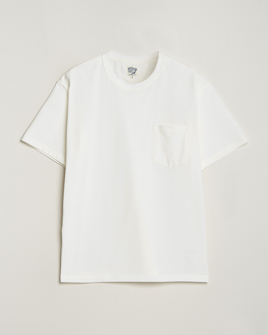 Herre | T-Shirts | orSlow | Pocket T-Shirt White