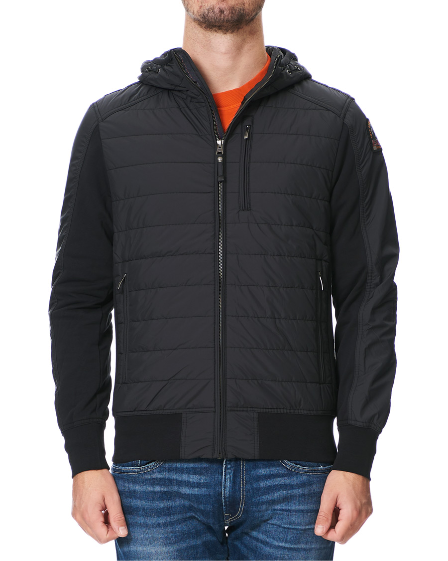 Herre | Jakker | Parajumpers | Gordon Hooded Hybrid Jacket Black