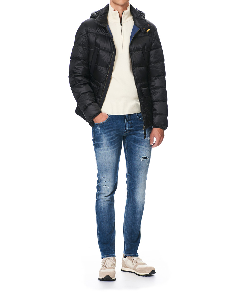 Herre | Jakker | Parajumpers | Greg High Gloss Down Hooded Jacket Black
