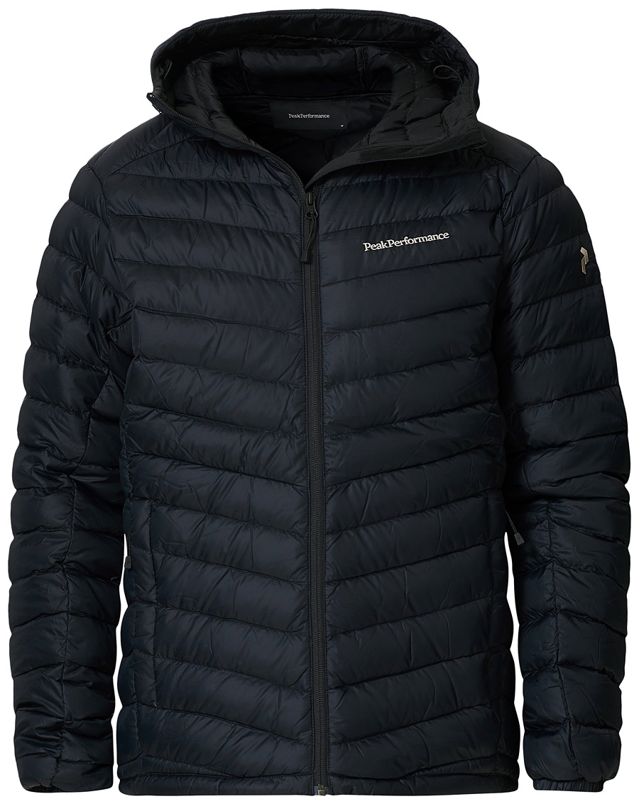 Peak Performance Frost Liner Down Hooded Black - CareOfCarl.dk