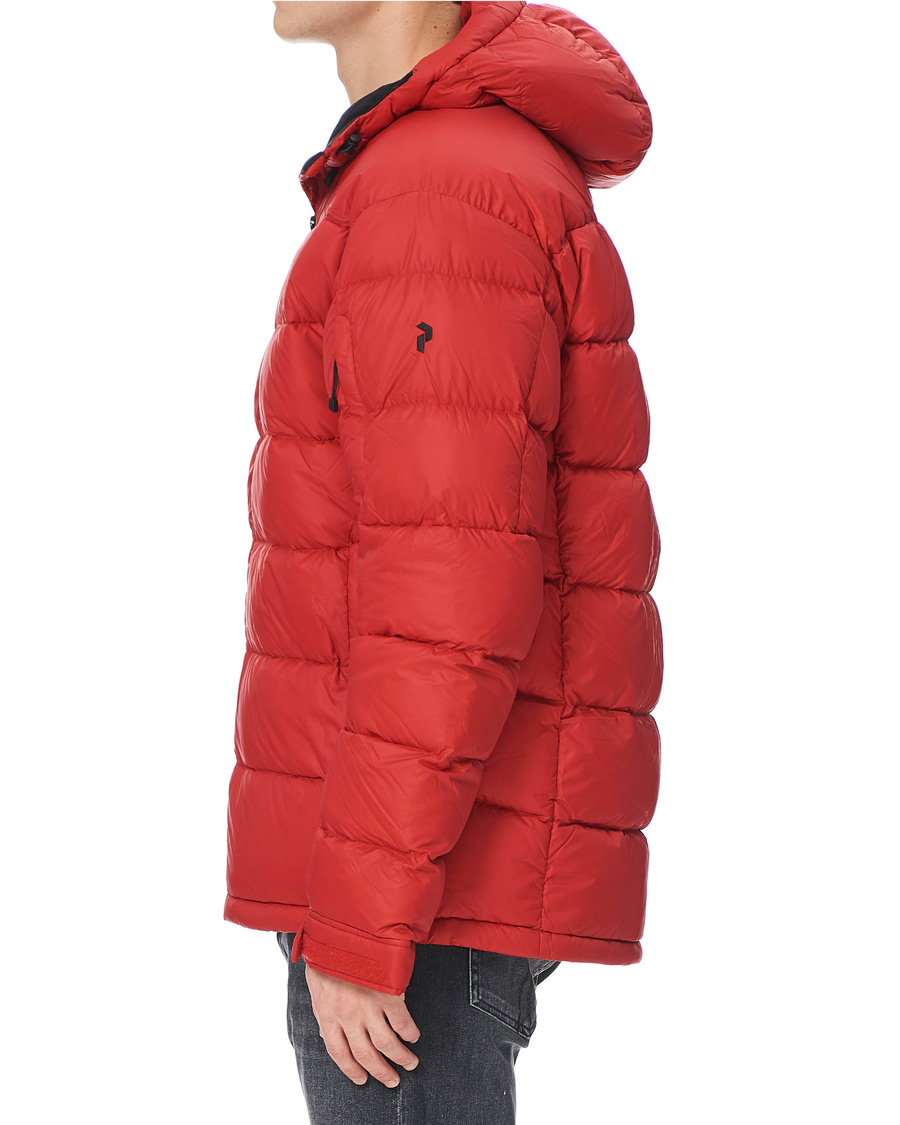 Herre | Jakker | Peak Performance | Frost Down Hooded Jacket Red